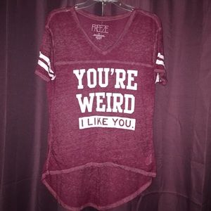 Gently used short sleeve t-shirt